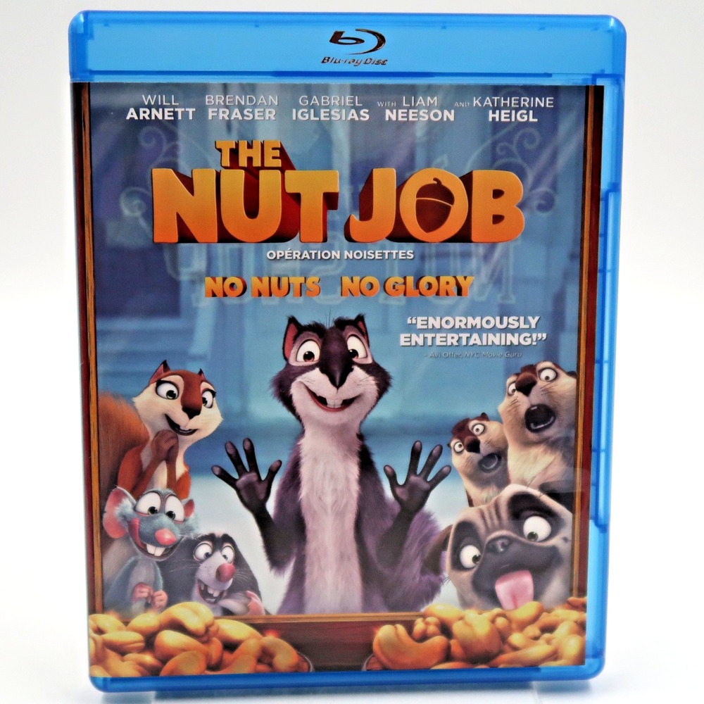 The Nut Job Blu-ray Disc 2014 Animated Movie Will Arnett Liam Neeson PG E-ONE